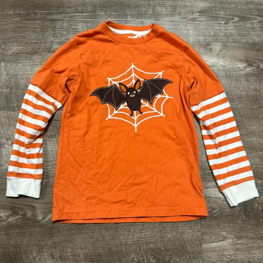 Gymboree Spider Web Bat Long Sleeve Shirt Size 7